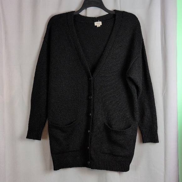A.N.A. A New Approach Sweaters - Classic Black Women's‎ Cardigan